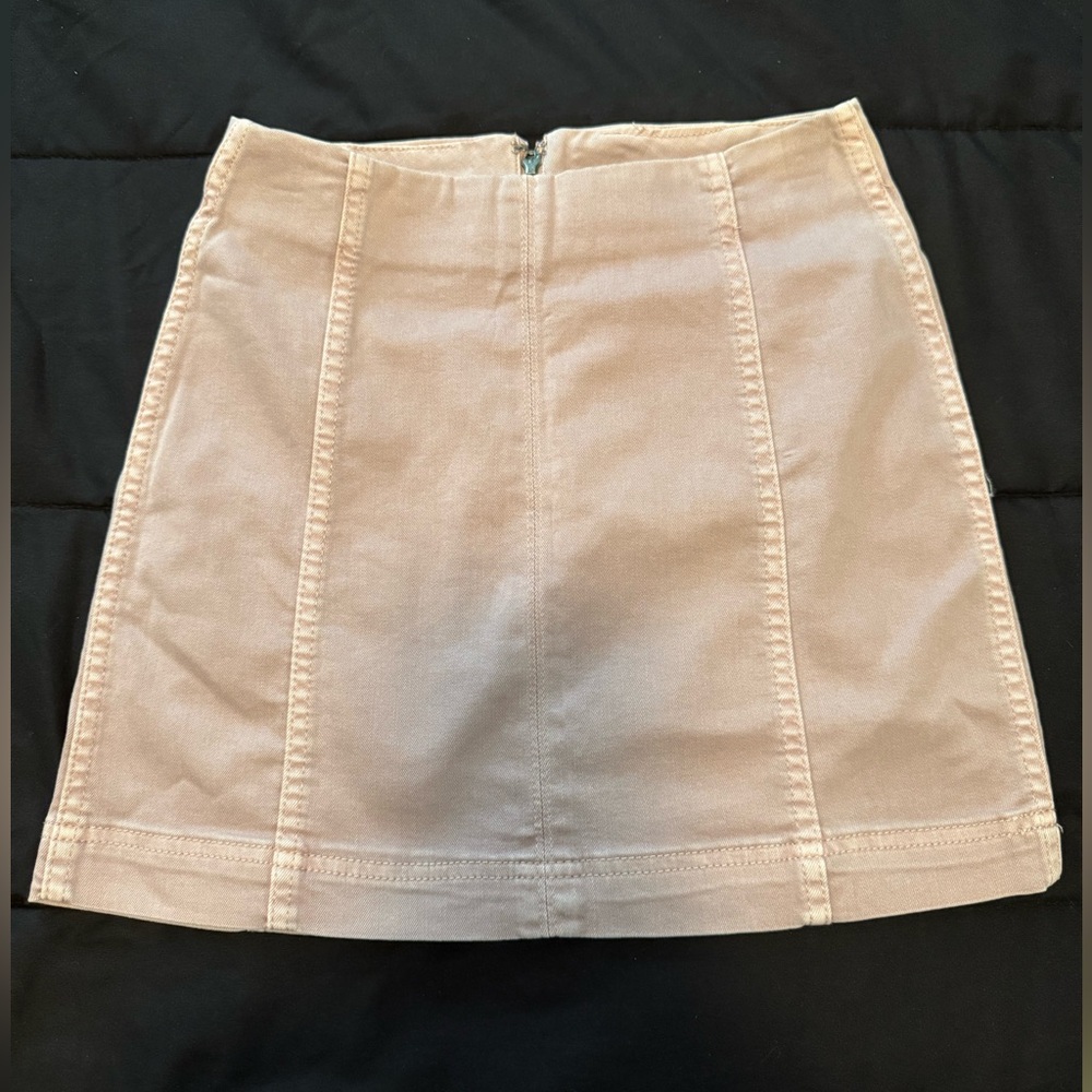 Wild Fable Pale Light Pink Zipper Skirt Size 2